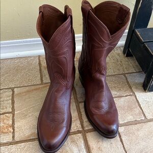 Tecovas Mens Western Boots  13D Brown / Bourbon Leather